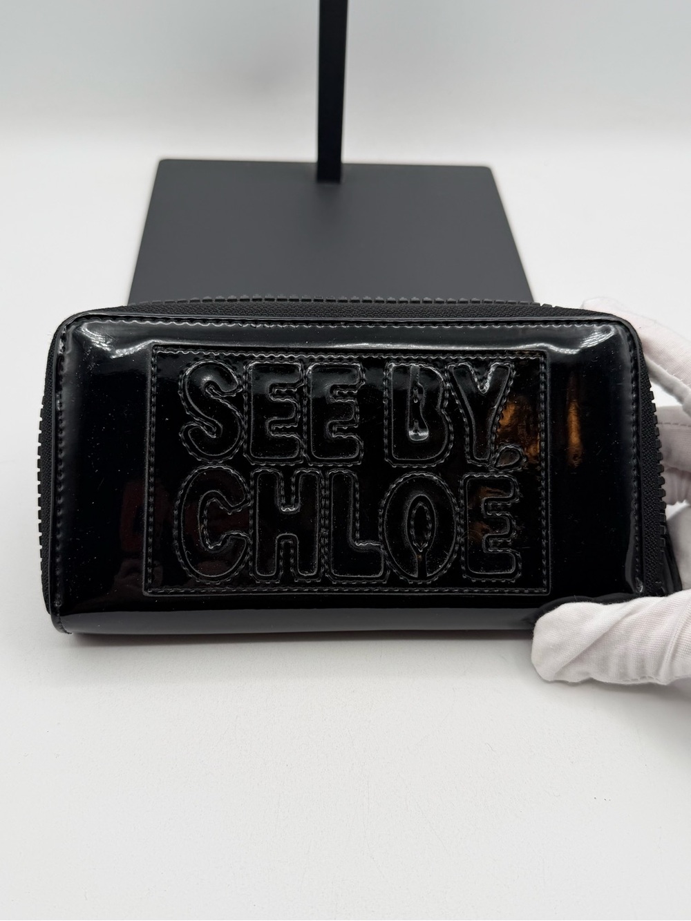 See By Chloe Large Zip Around Wallet